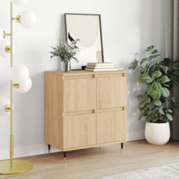 Berkfield Durable Sideboard Sonoma Oak 60X35X70 Cm Engineered Wood - thumbnail 2