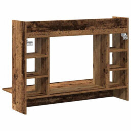 Berkfield Wall-Mounted Desk Old Wood 105X48X75 Cm Engineered Wood - thumbnail 7