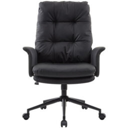 Black Desk Chair Comfy,double Cushioned Swivel Office Chair,home Office Desk Chair - thumbnail 5