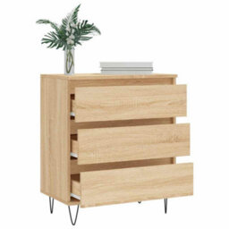 Berkfield Durable Sideboard Sonoma Oak 60X35X70 Cm Engineered Wood - thumbnail 4