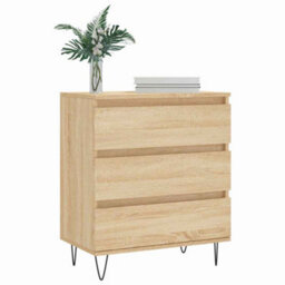 Berkfield Durable Sideboard Sonoma Oak 60X35X70 Cm Engineered Wood - thumbnail 3