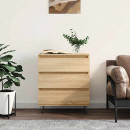 Berkfield Durable Sideboard Sonoma Oak 60X35X70 Cm Engineered Wood - thumbnail 2