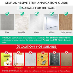 CLEFFNS Toilet Paper Holder Wall Mount Self Adhesive, Brushed Stainless Steel - thumbnail 3