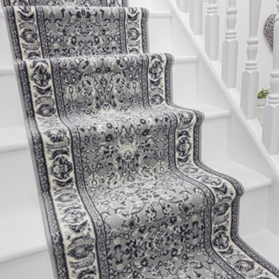 Kashan Stair Runner - Soft & Durable Carpet Runner For Stairs & Staircases, Multiple Lengths - image 1