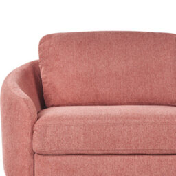 Beliani Sofa 3 Seater Trosa Fabric Pink - thumbnail 8