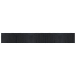 Berkfield Modern Rug Rectangular Black 70X500 Cm Bamboo