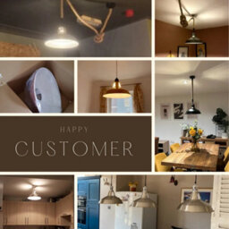 Black Inner White Light Shade Ceiling, 30Cm Metal Lampshades For Ceiling Lights,easy Fit Pendant Lamp Shades For Table Lamps - thumbnail 4