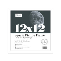 12X12 White Picture Frame (30.5 X 30.5Cm) Poster, Photo, Artwork, Gallery Wall Or Print - thumbnail 1