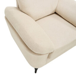 More4Homes Malmo Modern Scandi Style Fabric Living Room Chair (Beige) - thumbnail 6