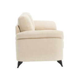 More4Homes Malmo Modern Scandi Style Fabric Living Room Chair (Beige) - thumbnail 4