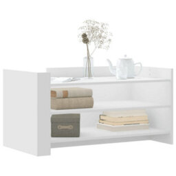 Walplus Coffee Table White 100X50X50 Cm Engineered Wood - thumbnail 3