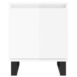 Berkfield Elegant Bedside Cabinets 2 Pcs High Gloss White 40X30X50 Cm Engineered Wood - thumbnail 5