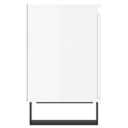 Berkfield Elegant Bedside Cabinets 2 Pcs High Gloss White 40X30X50 Cm Engineered Wood - thumbnail 7