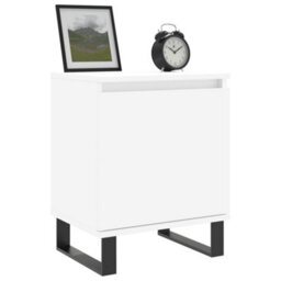 Berkfield Elegant Bedside Cabinets 2 Pcs High Gloss White 40X30X50 Cm Engineered Wood - thumbnail 3