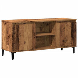 Berkfield Tv Cabinet Old Wood 102X35X50 Cm Engineered Wood - thumbnail 2