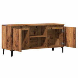 Berkfield Tv Cabinet Old Wood 102X35X50 Cm Engineered Wood - thumbnail 7