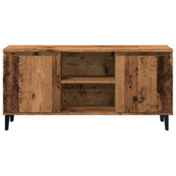 Berkfield Tv Cabinet Old Wood 102X35X50 Cm Engineered Wood - thumbnail 4
