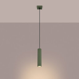 Sollux Lighting Karbon Aluminum Olive Green 1 Lights Minimalist Pendant Ceiling Light - thumbnail 3