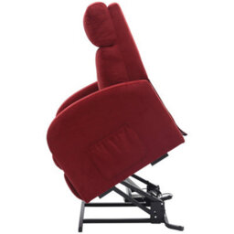 Loops Comfortable Red Rise And Recline Lounge Chair With Single Motor - thumbnail 6