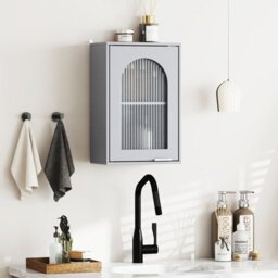 Gainoom Bathroom Wall Cabinet Medicine Cabinet With Tempered Glass Door & Adjustable Shelf - thumbnail 4