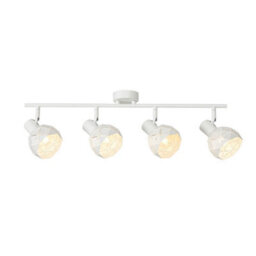 Luminosa Lighting Luminosa Harley Ceiling Spotlight Bar White 4Xe14 - thumbnail 2