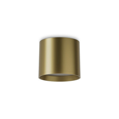 Ideal Lux Luminosa Spike Led Surface Mounted Downlight Brass 3000K