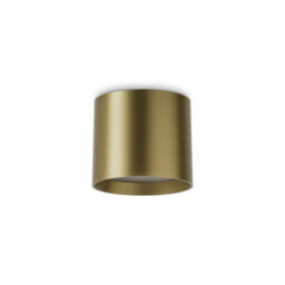 Ideal Lux Luminosa Spike Led Surface Mounted Downlight Brass 3000K