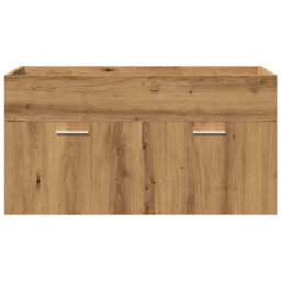 Berkfield 5 Piece Bathroom Furniture Set Artisan Oak Engineered Wood - thumbnail 9