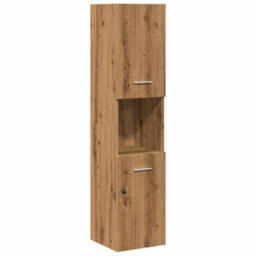 Berkfield 5 Piece Bathroom Furniture Set Artisan Oak Engineered Wood - thumbnail 6