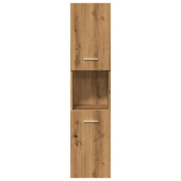 Berkfield 5 Piece Bathroom Furniture Set Artisan Oak Engineered Wood - thumbnail 7
