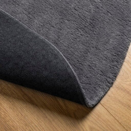 Walplus Rug Huarte Short Pile Soft And Washable Anthracite 120 Cm - thumbnail 5