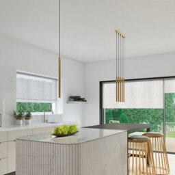 Sollux Lighting Pastelo Steel Gold 3 Lights Modern Pendant Ceiling Light - thumbnail 8
