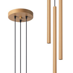 Sollux Lighting Pastelo Steel Gold 3 Lights Modern Pendant Ceiling Light - thumbnail 5