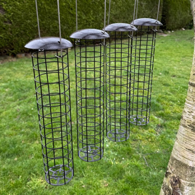 Selections Large Copper Style Hanging Bird Suet Fat Ball Feeder (Set Of 4) - image 1