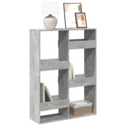 Berkfield Bookcase Concrete Grey 100X33X135 Cm Engineered Wood - thumbnail 1