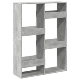 Berkfield Bookcase Concrete Grey 100X33X135 Cm Engineered Wood - thumbnail 2