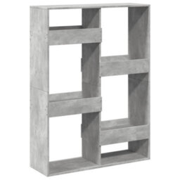 Berkfield Bookcase Concrete Grey 100X33X135 Cm Engineered Wood - thumbnail 6