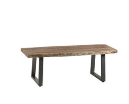 Buttercup Farm Baltic Live Edge Coffee Table - Metal/acacia Solid Wood - L50 X W115 X H40 Cm - thumbnail 2