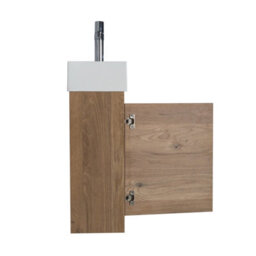 Plum&clay Condense Oak Wall Hung Cloakroom Vanity Unit (W)390mm - thumbnail 2
