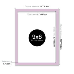 9X6 Lilac Picture Frame (22.9 X 15.2Cm) Poster, Photo, Artwork, Gallery Wall Or Print - thumbnail 3