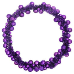Vidaxl Christmas Ball Garland Lilac 186 Cm Polystyrene - thumbnail 5
