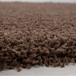 Uetian Brown Deep Pile Shaggy Rug 5Cm Thick Soft Cosy Rug For Living Room Bedroom (120 X 170) - thumbnail 6