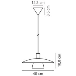 Nordlux Verona Glass Pendant Light Hand Blown Glass Black,mains - thumbnail 7