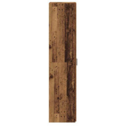 Berkfield Highboard Old Wood 50X42.5X185 Cm Engineered Wood - thumbnail 7