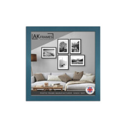 AK Frames Sleek 30X30Cm Navy Blue Thin Modern Picture Frame - Slim And Design For Posters, Prints And Photos - Elegant Wall Frame Decor - thumbnail 1