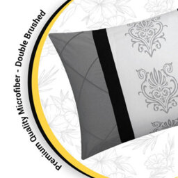 Pamposh Lazzaro Single Duvet Cover Set Premium Microfiber Duvet Cover Single 2 Pcs Ultrasoft Hypoallergenic Reversible With Zipper Closure - thumbnail 7