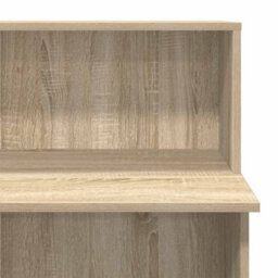 Berkfield Reception Desk Sonoma Oak 100X50X103.5 Cm Engineered Wood - thumbnail 8