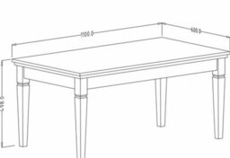 Arte Evora 99 Coffee Table W1100mm H500mm D600mm - Green & Oak Lefkas, Elegant And Stylish Design - thumbnail 4