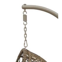 Loops 2 Pack Premium Single Hanging Garden Egg Chair - Wicker Rattan - Swing Cocoon - thumbnail 9