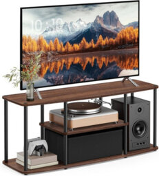 LEDREM Superfast Toolless Assembly, Tv Stand For Tvs Up To 50 Inches, Tv Cabinet Table Unit, Living Room, 110 X 35 X 46 Cm, Shelves - thumbnail 7
